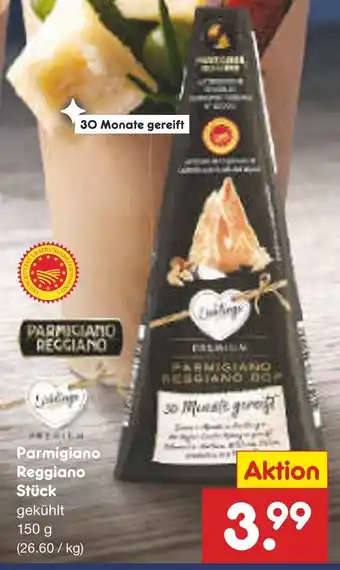 Netto Marken-Discount Parmigiano reggiano stück Angebot