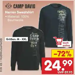 Netto Marken-Discount Camp david herren sweatshirt Angebot