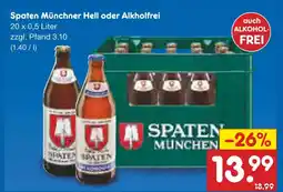 Netto Marken-Discount Spaten münchen münchner hell oder alkoholfrei Angebot
