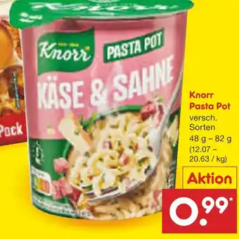 Netto Marken-Discount Knorr pasta pot Angebot