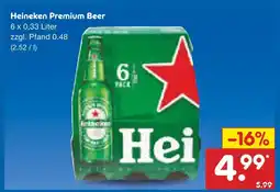 Netto Marken-Discount Heineken premium beer Angebot