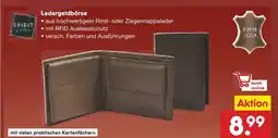 Netto Marken-Discount Spirit ledergeldbörse Angebot