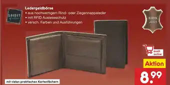 Netto Marken-Discount Spirit ledergeldbörse Angebot