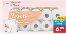 Netto Marken-Discount Favora toilettenpapier Angebot
