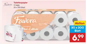 Netto Marken-Discount Favora toilettenpapier Angebot