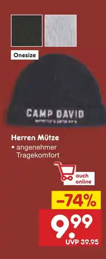 Netto Marken-Discount Camp david herren mütze Angebot