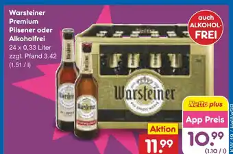 Netto Marken-Discount Warsteiner premium pilsener Angebot