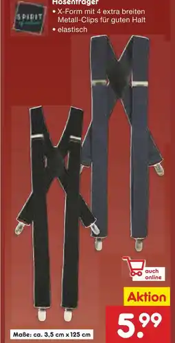 Netto Marken-Discount Spirit hosenträger Angebot