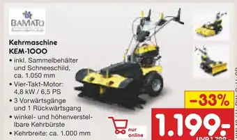 Netto Marken-Discount Bamato kehrmaschine kem-1000 Angebot