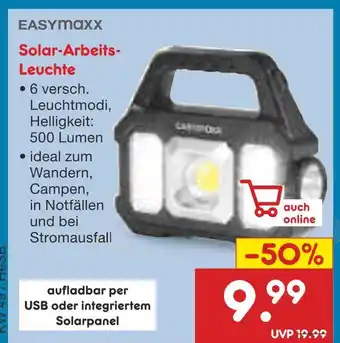 Netto Marken-Discount Easymaxx solar-arbeits-leuchte Angebot