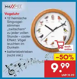 Netto Marken-Discount Maxxmee vogeluhr Angebot