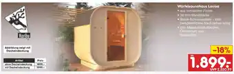 Netto Marken-Discount Karibu würfelsaunahaus louisa ohne dacheindeckung Angebot