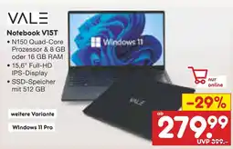 Netto Marken-Discount Vale notebook v15t Angebot