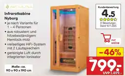 Netto Marken-Discount Artsauna infrarotkabine nyborg Angebot