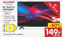 Netto Marken-Discount Sharp 32 smart tv 32gd2225e Angebot