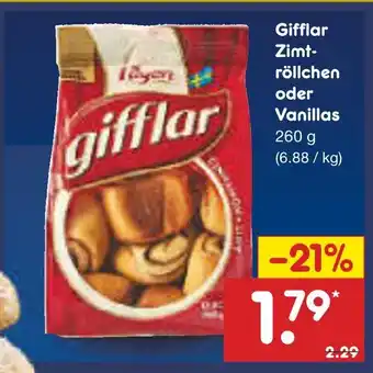Netto Marken-Discount Gifflar zimt-röllchen Angebot