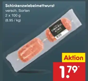 Netto Marken-Discount Schinkenzwiebelmettwurst Angebot