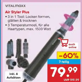 Netto Marken-Discount Vitalmaxx air styler plus Angebot