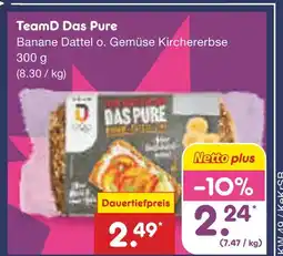 Netto Marken-Discount Teamd das pure banane dattel Angebot