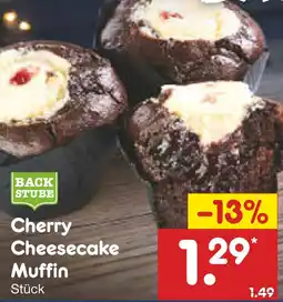 Netto Marken-Discount Backstube cherry cheesecake muffin Angebot