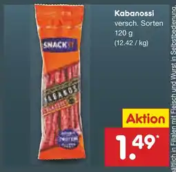 Netto Marken-Discount Snack it kabanossi Angebot