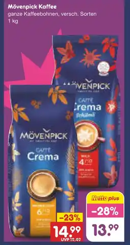 Netto Marken-Discount Mövenpick caffe crema Angebot