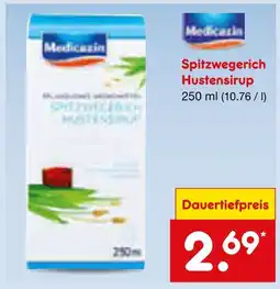 Netto Marken-Discount Medicasin spitzwegerich hustensirup Angebot