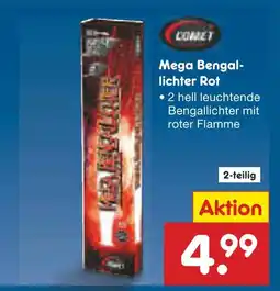 Netto Marken-Discount Comet mega bengallichter rot Angebot