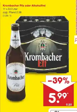 Netto Marken-Discount Krombacher pils Angebot
