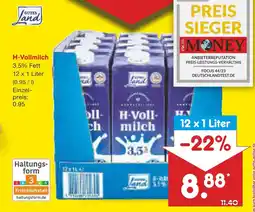 Netto Marken-Discount Gutes land h-vollmilch Angebot