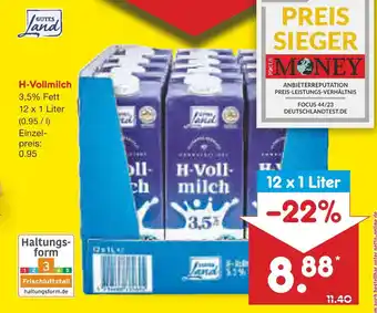 Netto Marken-Discount Gutes land h-vollmilch Angebot