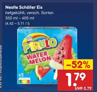 Netto Marken-Discount Nestle schöller pirulo water melon eis Angebot