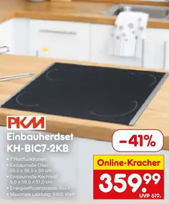 Netto Marken-Discount Pkm einbauherdset kh-bic7-2kb Angebot