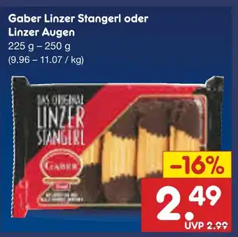 Netto Marken-Discount Gaber linzer stangerl Angebot