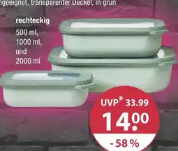 V Markt Rechteckige aufbewahrungsbox Angebot