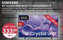 V Markt Samsung 55 crystal uhd smart tv gu55u8099fu Angebot