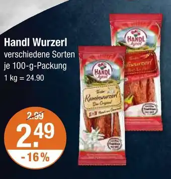 V Markt Handl wurzerl Angebot