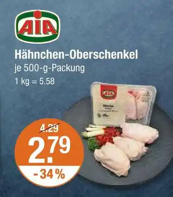 V Markt Aia hähnchen-oberschenkel Angebot