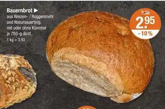 V Markt Bauernbrot Angebot