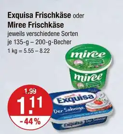 V Markt Exquisa frischkäse Angebot