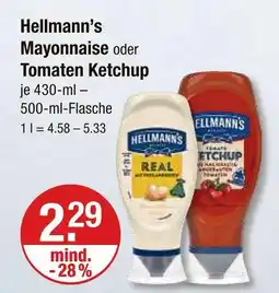 V Markt Hellmann's mayonnaise Angebot