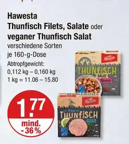 V Markt Hawesta thunfisch filets Angebot