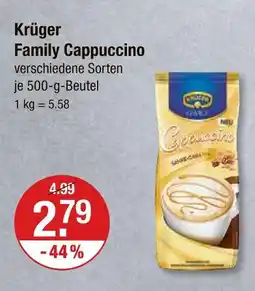 V Markt Krüger family cappuccino Angebot