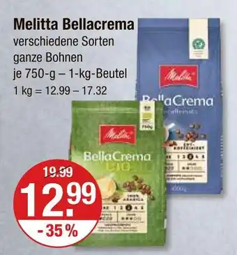 V Markt Melitta bellacrema Angebot