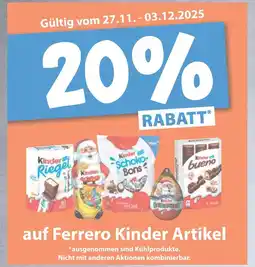 V Markt Ferrero 20 % rabatt Angebot
