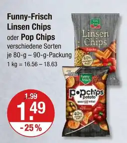 V Markt Funny-frisch linsen chips Angebot
