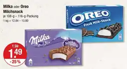 V Markt Milka schoko snack Angebot