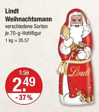 V Markt Lindt weihnachtsmann Angebot