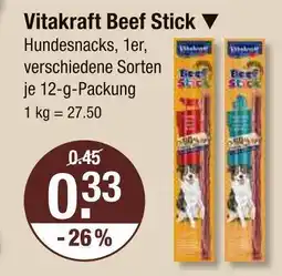 V Markt Vitakraft beef stick Angebot