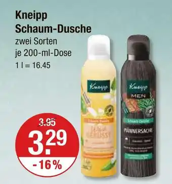 V Markt Kneipp schaum-dusche glückliche auszeit Angebot